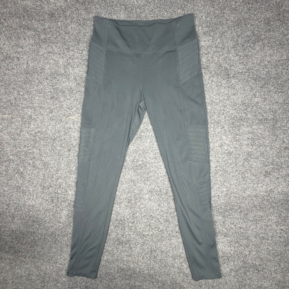 Athleta Delancey Motto Tight Dark Grey High Rise Ankle Zip‎ Leggings MT Tall